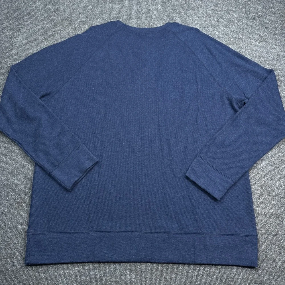 Banana Republic Knit Tee Shirt Mens Size 2XL XXL Navy Blue Crew Neck Pullover
